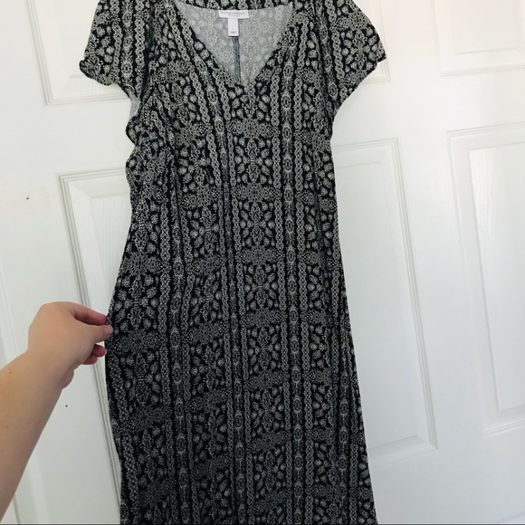 🖤SHORT SLEEVE FLORAL SUMMER DRESS - Picture 2 of 5